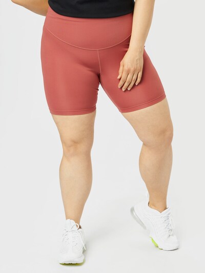 NIKE Športové nohavice - hrdzavohnedá / čierna / biela, Model/-ka
