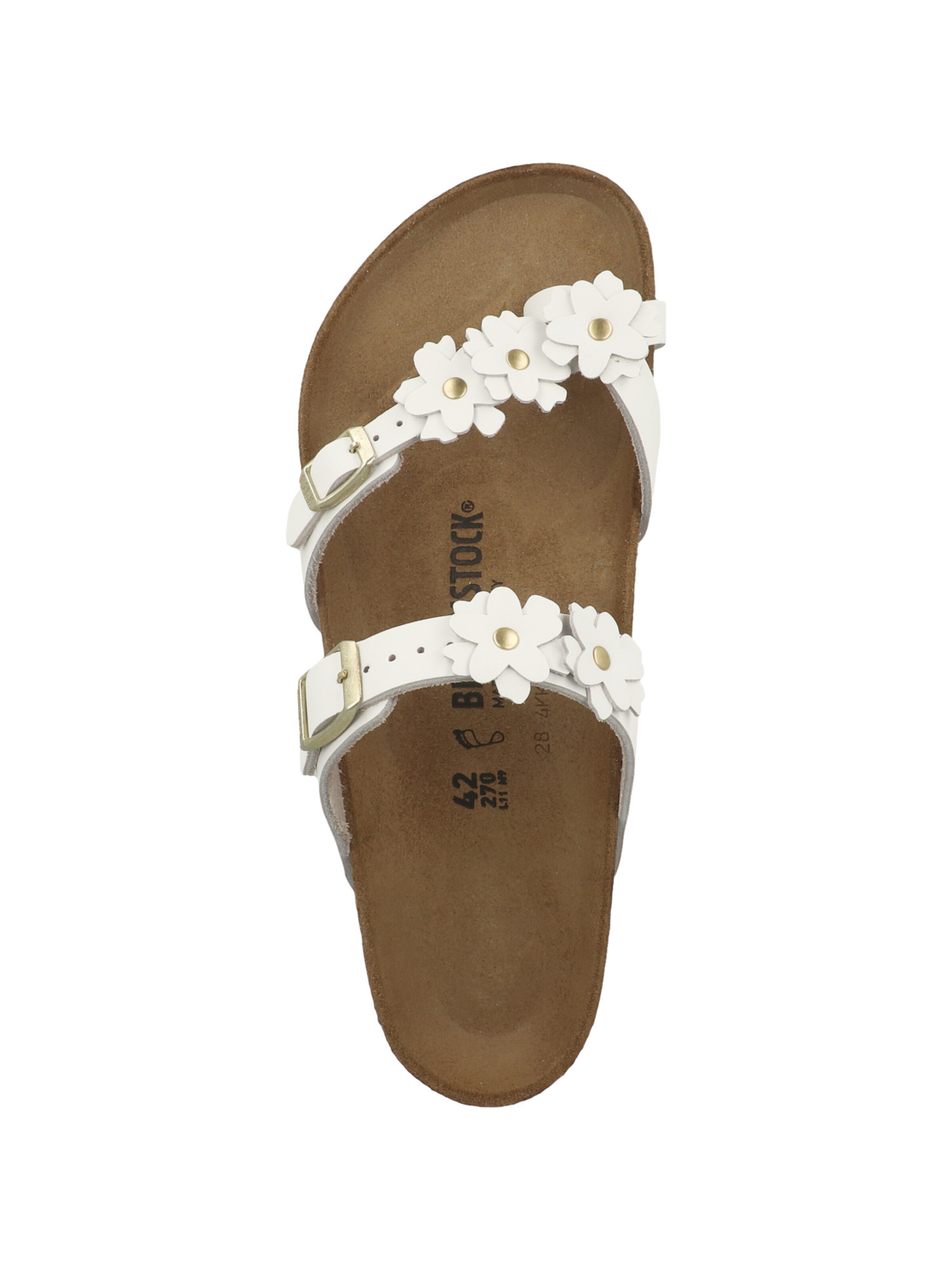 BIRKENSTOCK - Sandália em branco
