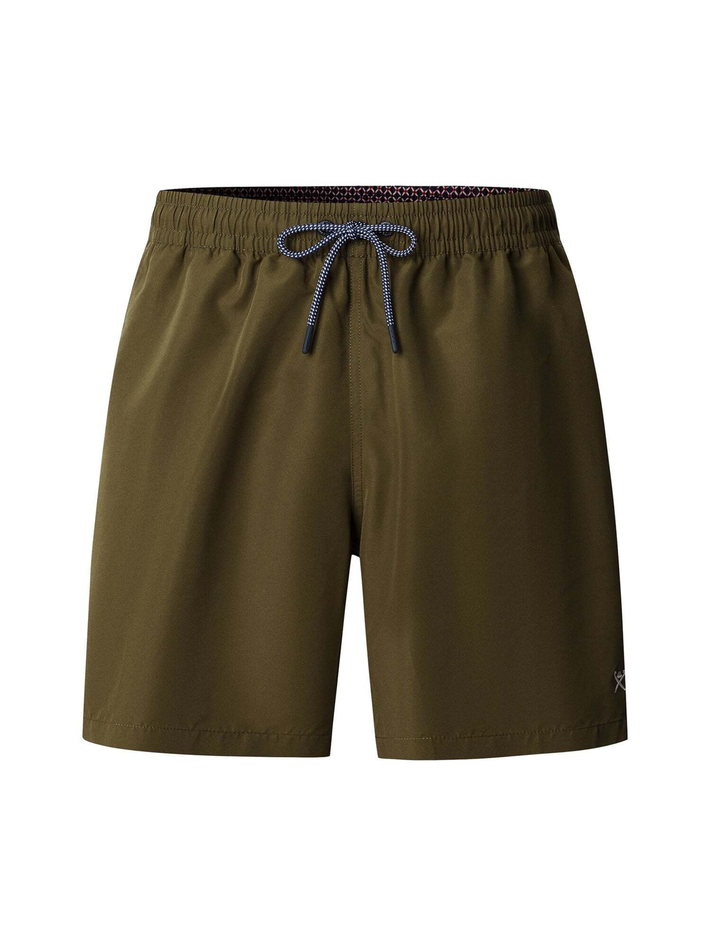 Hackett London Zwemshorts in Groen: voorkant