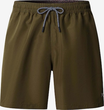 Hackett London Zwemshorts in Groen: voorkant
