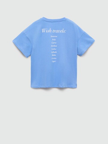 MANGO KIDS Top 'MERMAID' in Blue