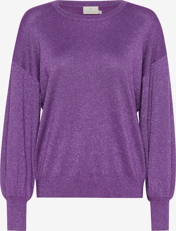 Pull-over 'Regina' Kaffe en violet : devant