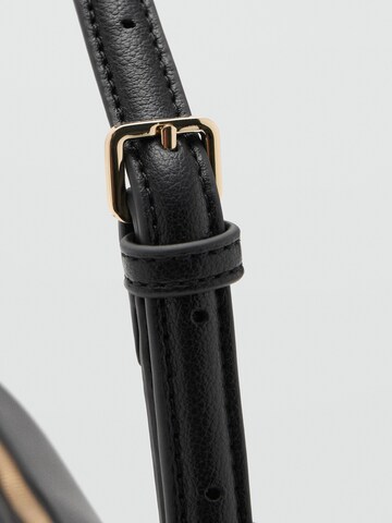 MANGO Taška přes rameno 'DENIA' – černá