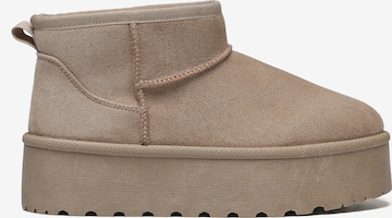 Elara Boots in Beige: Vorderseite