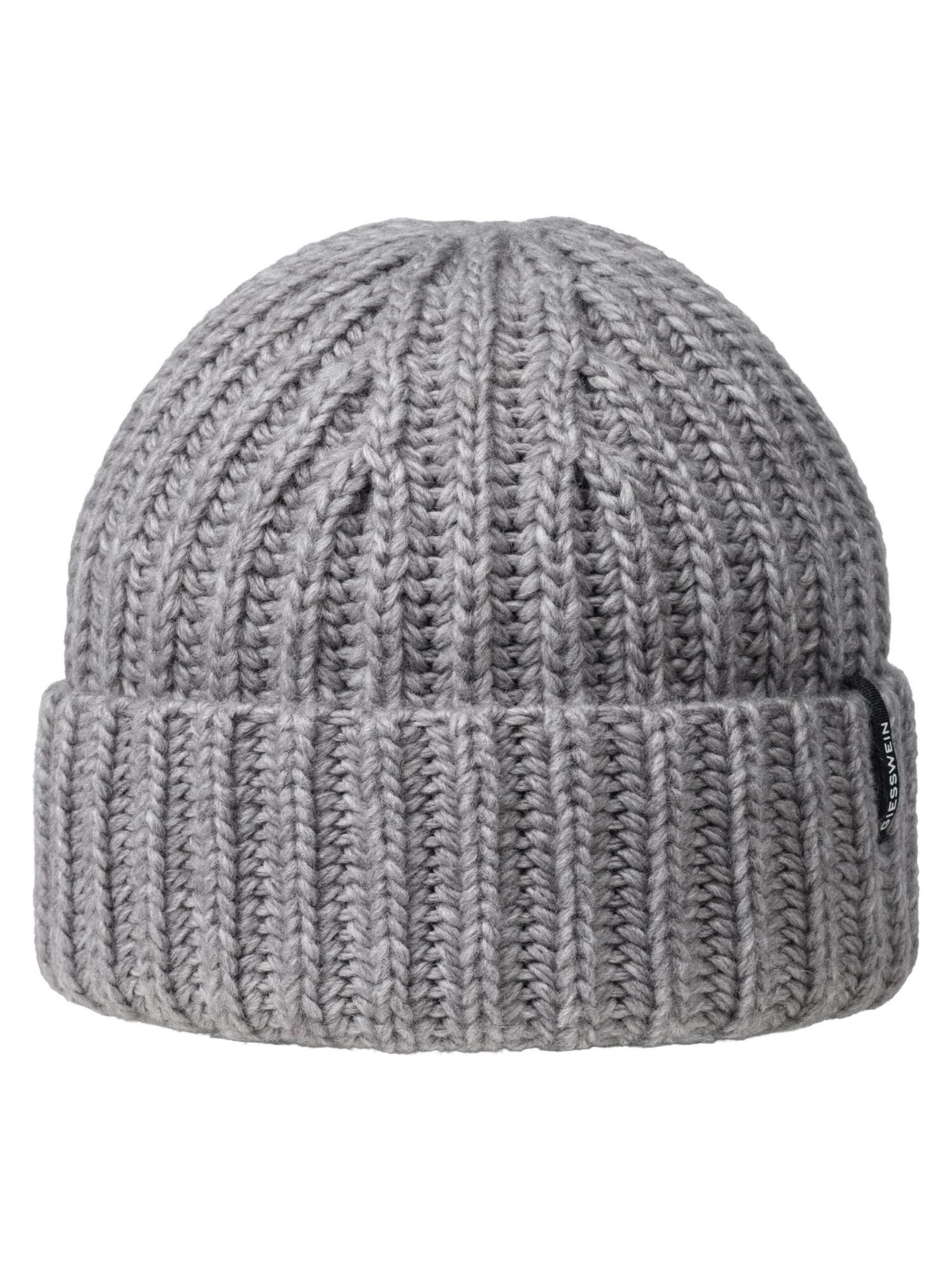 GIESSWEIN Muts in Grijs: voorkant
