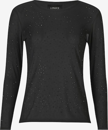 Liberte Essentiel - Top ' MESH ' em preto: frente
