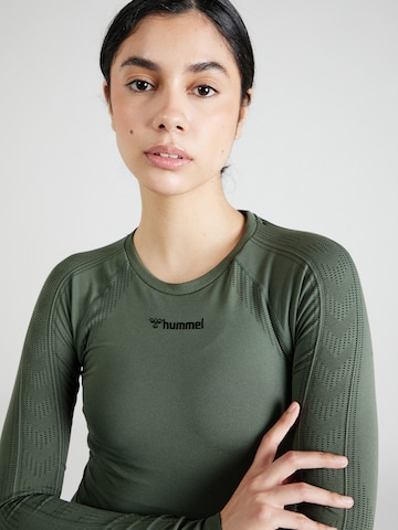 Hummel - Camiseta funcional en verde