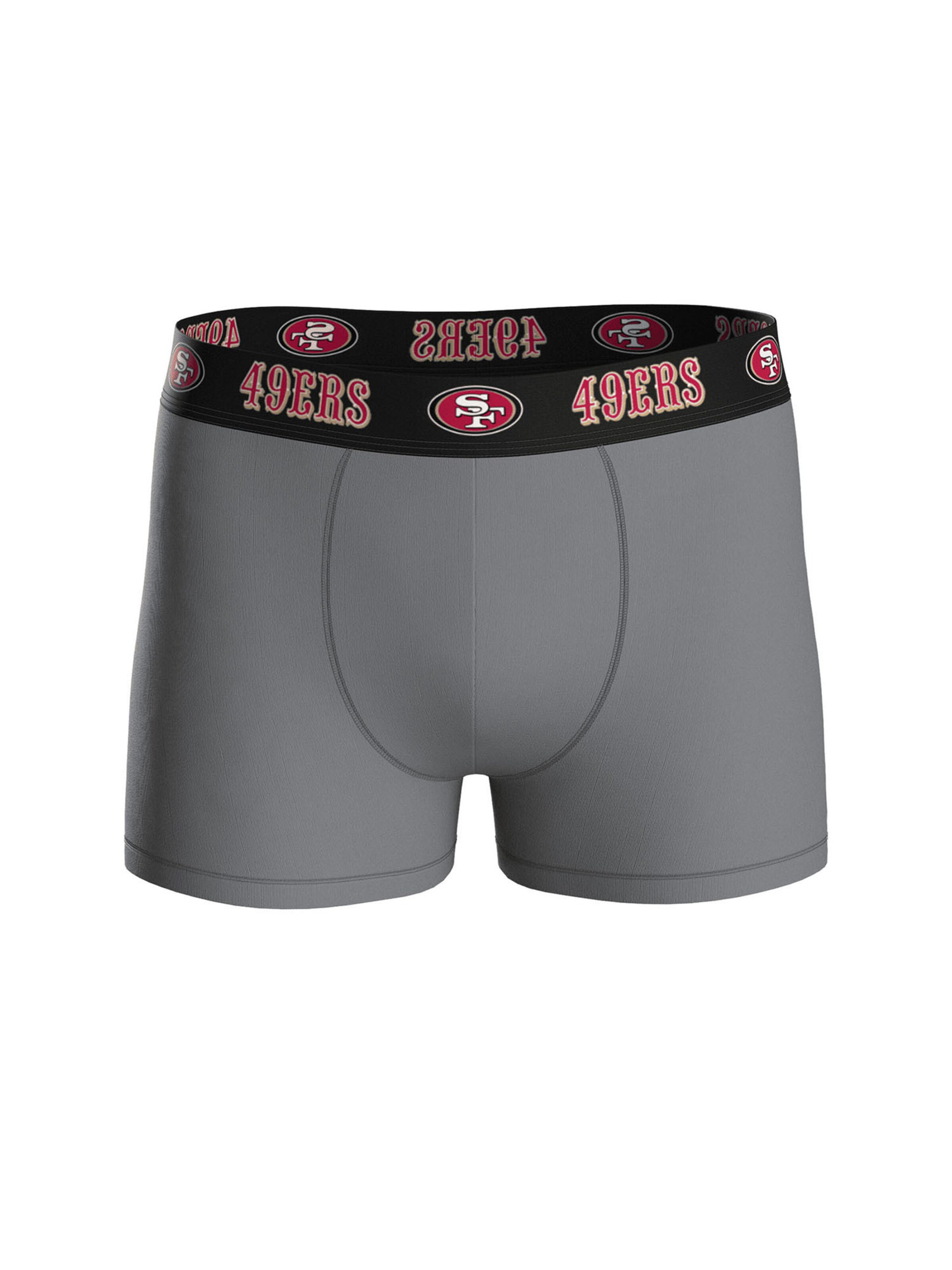Huddle Boxershorts 'San Francisco 49Ers' in Grau