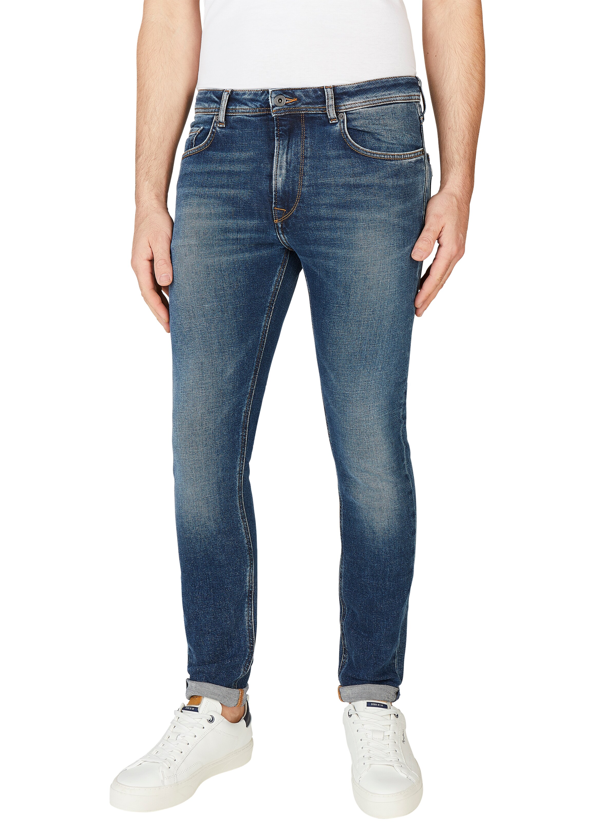 Pepe Jeans Slim fit Jeans in Blue: front