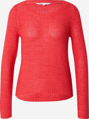 Pull-over 'Geena' ONLY en rouge : devant