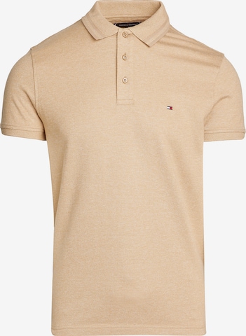 T-Shirt TOMMY HILFIGER en beige : devant