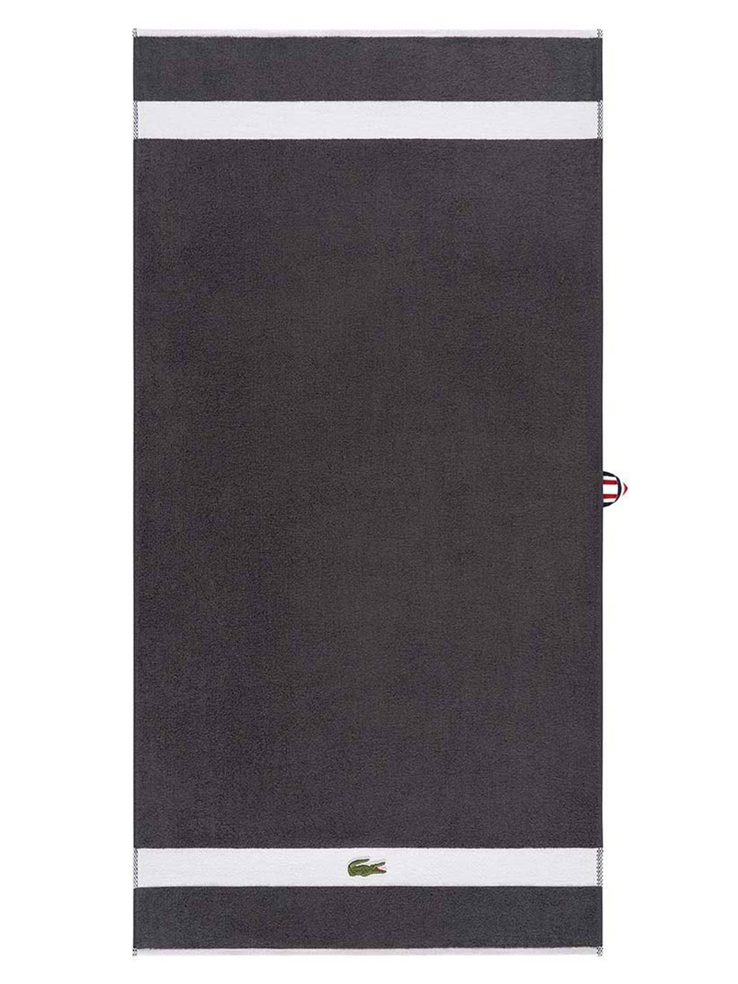 LACOSTE Handtuch 'LCASUAL'‌‌‌ in Schwarz: Vorderseite
