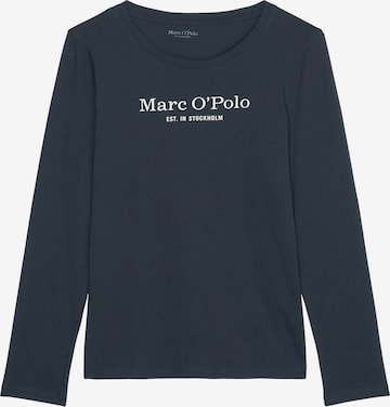 Marc O'Polo Longsleeve ' Mix & Match Cotton ' in Blau: Vorderseite