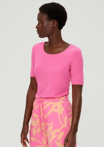 s.Oliver Shirt in Roze: voorkant