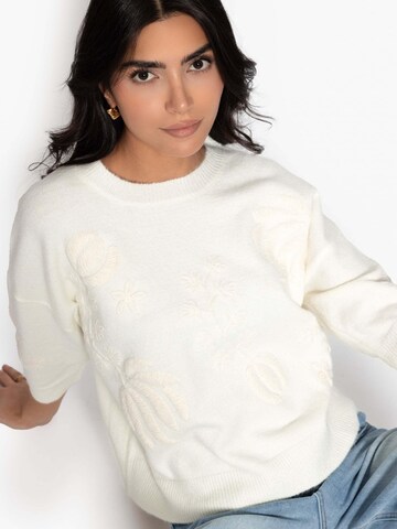 SASSYCLASSY Pullover‌‌‌‌‌‌ in Weiß