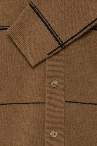 BLEND Strickjacke 'BHBRANKO' in Braun
