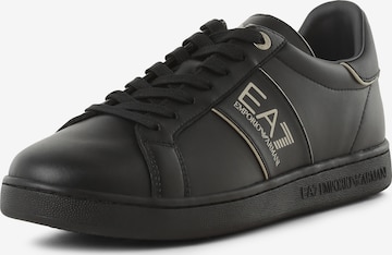 EA7 Emporio Armani Sneakers in Black: front