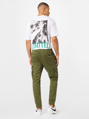 ALPHA INDUSTRIES Tapered Cargo trousers in Green