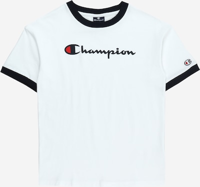 Maglietta Champion Authentic Athletic Apparel di colore rosso acceso / nero / bianco / offwhite, Visualizzazione prodotti