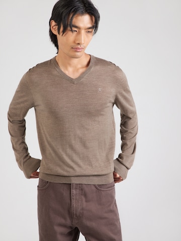 Hackett London Trui in Beige: voorkant