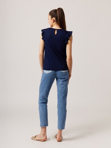 NAF NAF Shirt 'Julieta' in Blauw