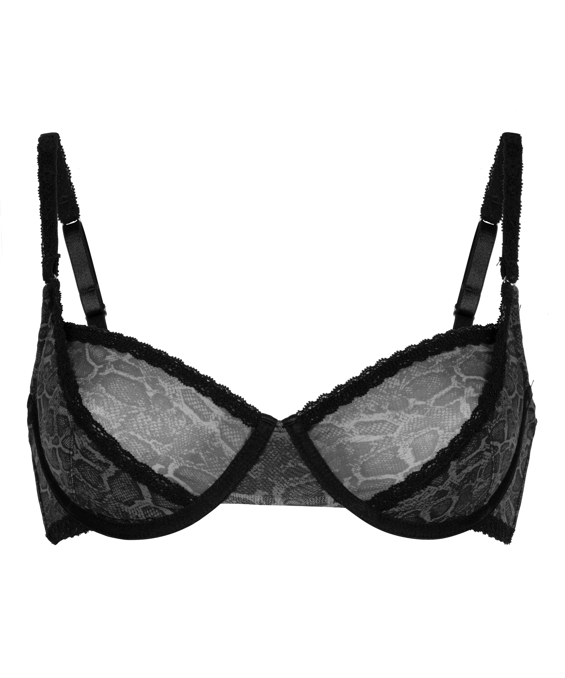 Hunkemöller Bustier BH 'Azula' in Zwart: voorkant