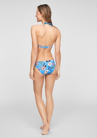 s.Oliver Trójkąt Góra bikini w kolorze niebieski