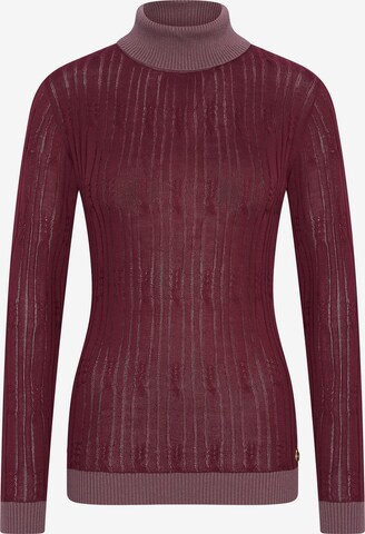 4funkyflavours Pullover 'Trust, In Love' in Rot: predná strana