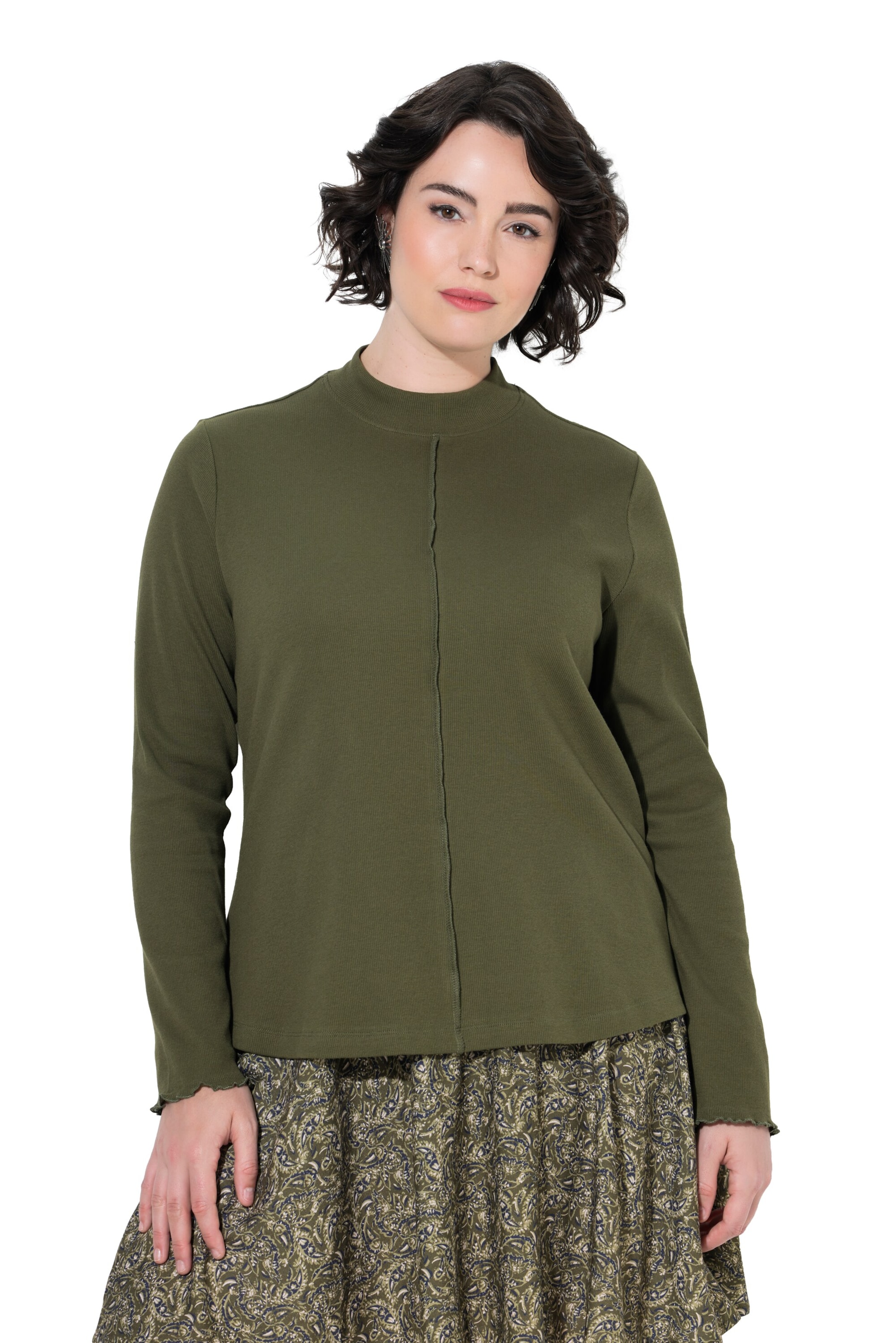Ulla Popken Shirt in Green: front