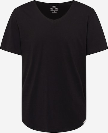 Only & Sons Shirt 'LAGO' in Zwart: voorkant