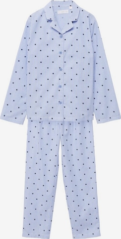 MANGO KIDS Pyjama 'Olivia' in Blau: predná strana