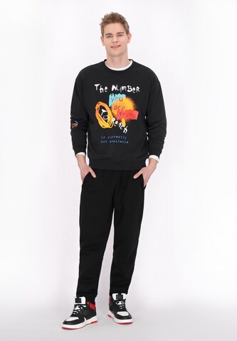 Mo ATHLSR Sweatshirt 'Back To School' in Schwarz