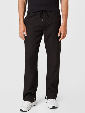 Mennace Regular Pants in Black: front