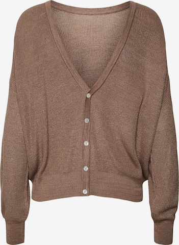 VERO MODA Cardigan 'NEW LEXSUN' i brun: forside