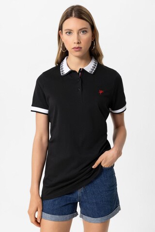 T-shirt 'CAROL' DENIM CULTURE en noir : devant