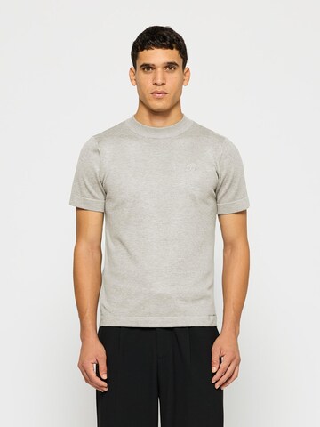 Burocs Shirt 'Slim Fine Knit' in Beige