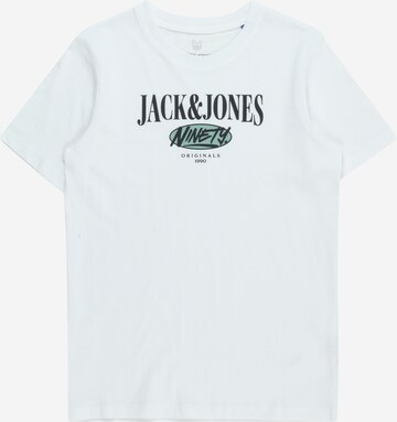 Jack & Jones Junior Μπλουζάκι 'Cobin' σε λευκό: μπροστά