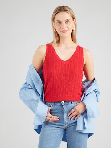 VERO MODA Top 'VMLUXLIGHT' in Rot: Vorderseite