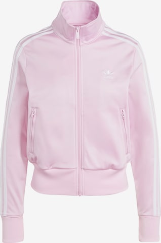 ADIDAS ORIGINALS Sweatjacka 'Adicolor Classics Firebird' i rosa: framsida