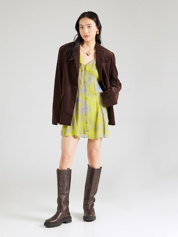 AllSaints Kleid 'LINI INSPIRAL' in Grün