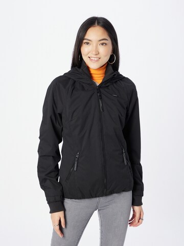 Ragwear Between-Season Jacket 'DIZZIE' in Black: front