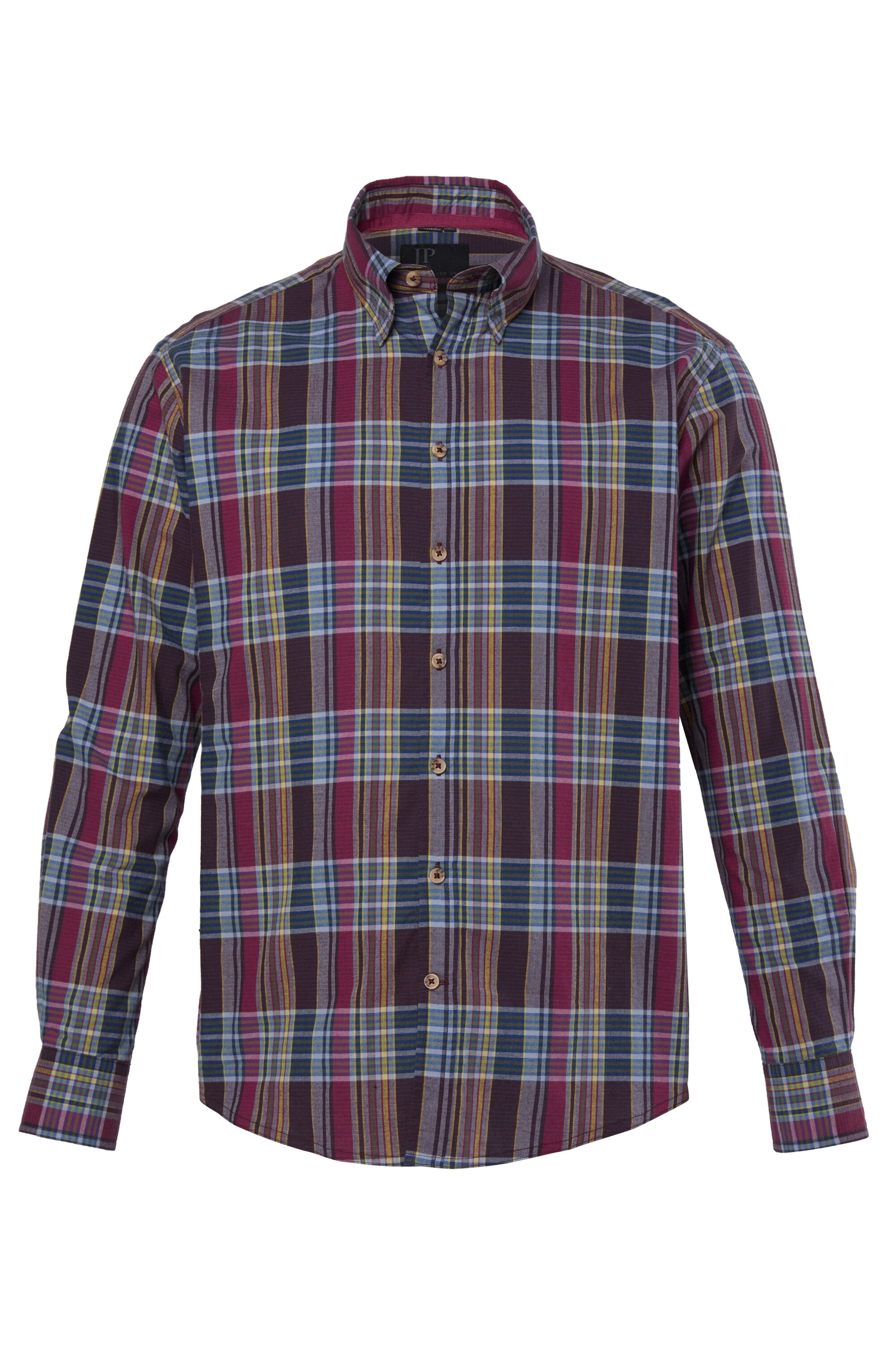 JP1880 Regular fit Button Up Shirt in Red: front