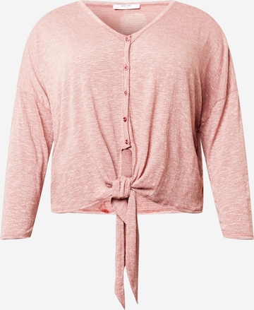 ABOUT YOU Curvy Shirt 'Jaden' in Pink: front