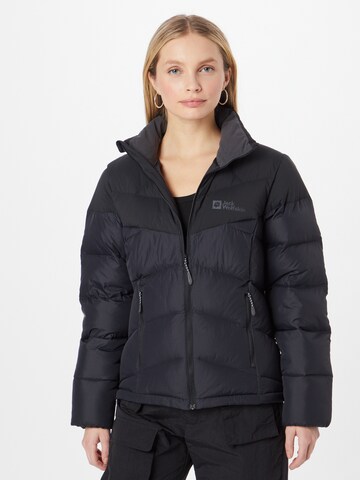 Veste de sport 'HERZBERG' JACK WOLFSKIN en noir : devant