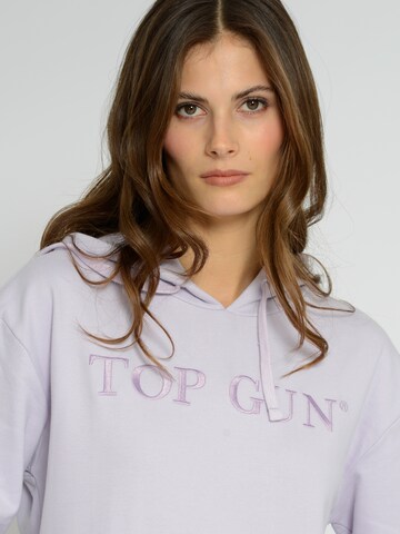 TOP GUN Sweatshirt 'TG22020' in Lila