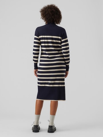 Vero Moda Maternity Knitted dress 'HAPPINESS' in Blue