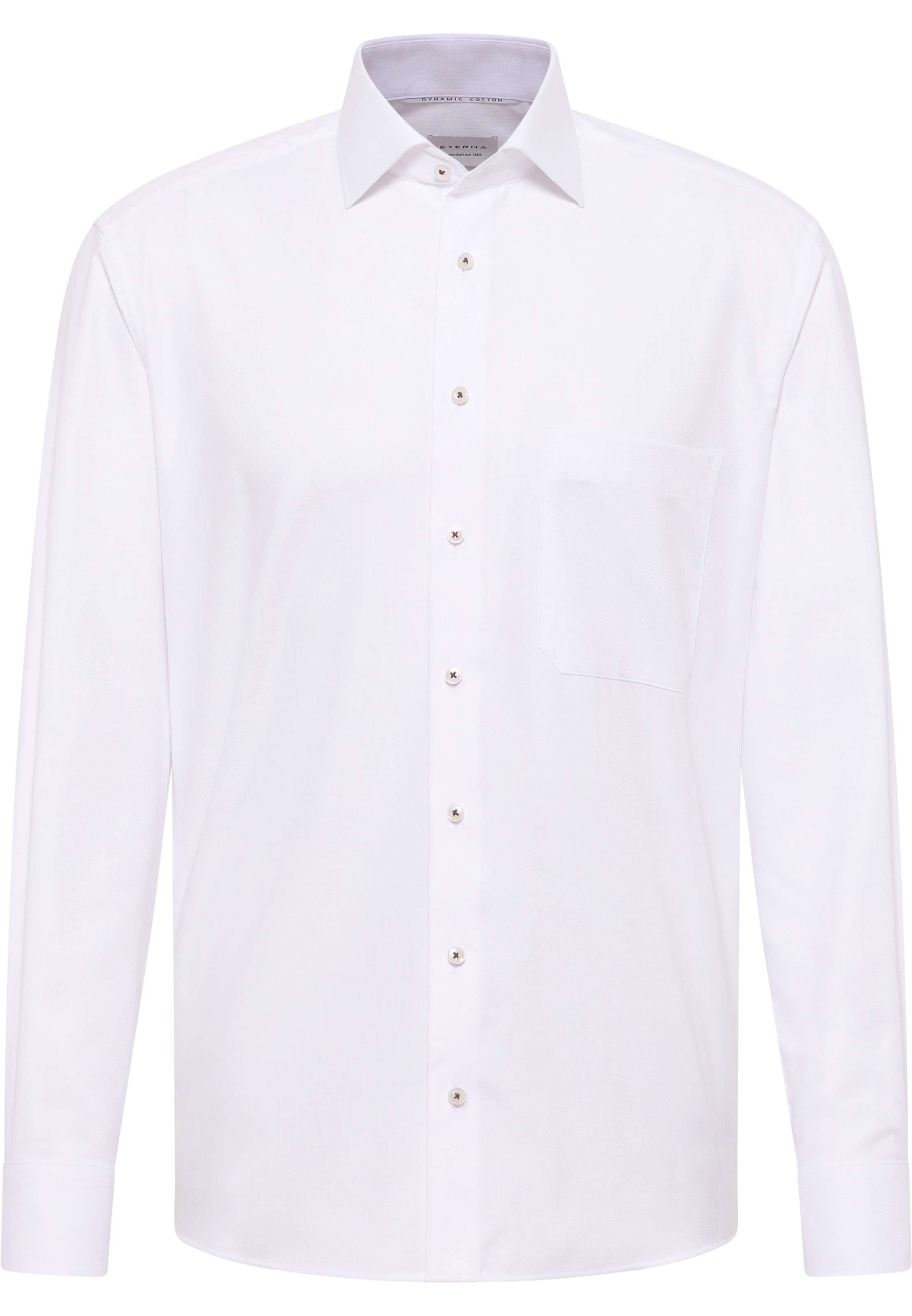ETERNA Comfort Fit Businesshemd in Weiß: Vorderseite