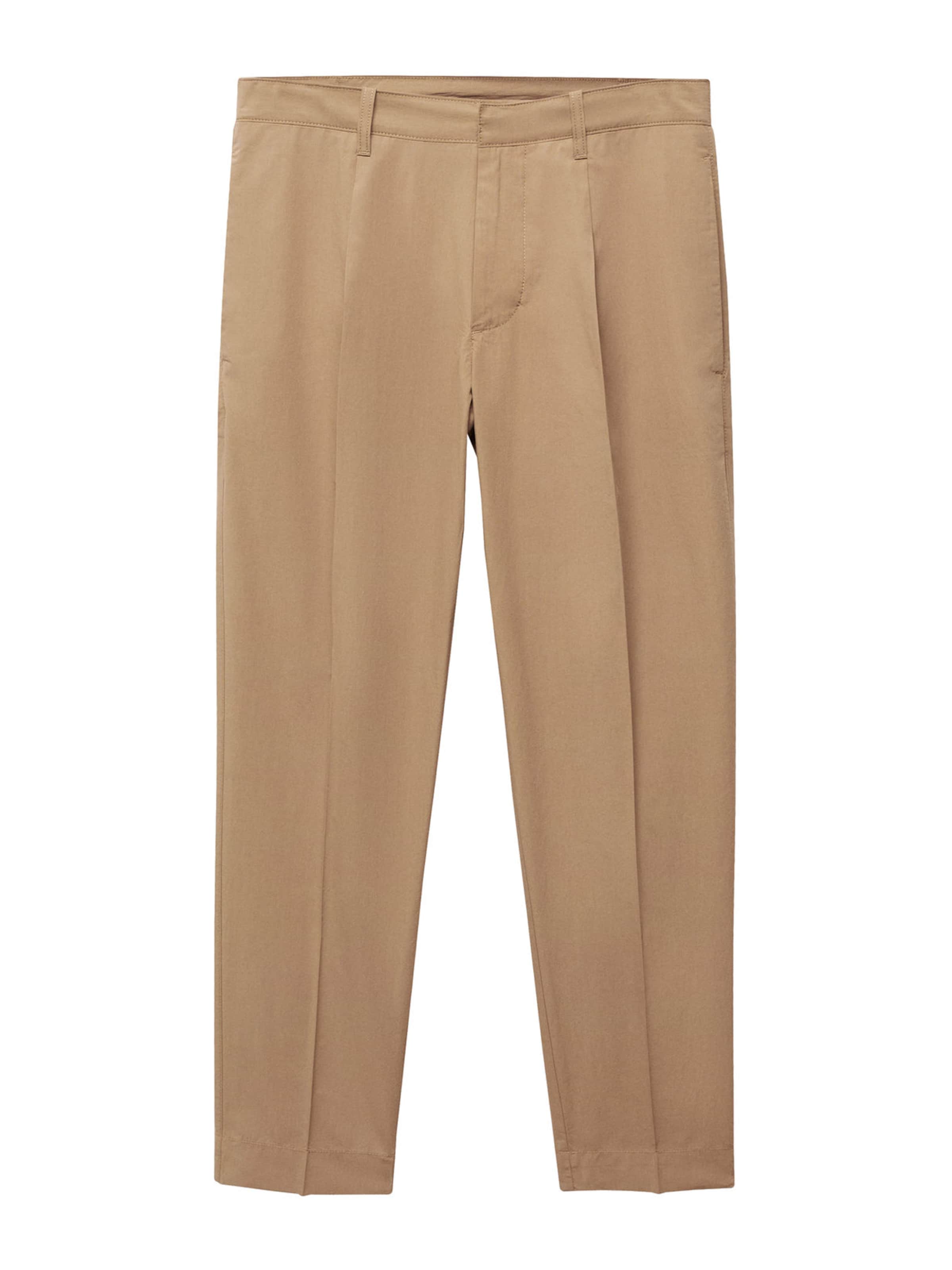 MANGO MAN Hlače na crtu 'Clay' u boja devine dlake (camel), Pregled proizvoda