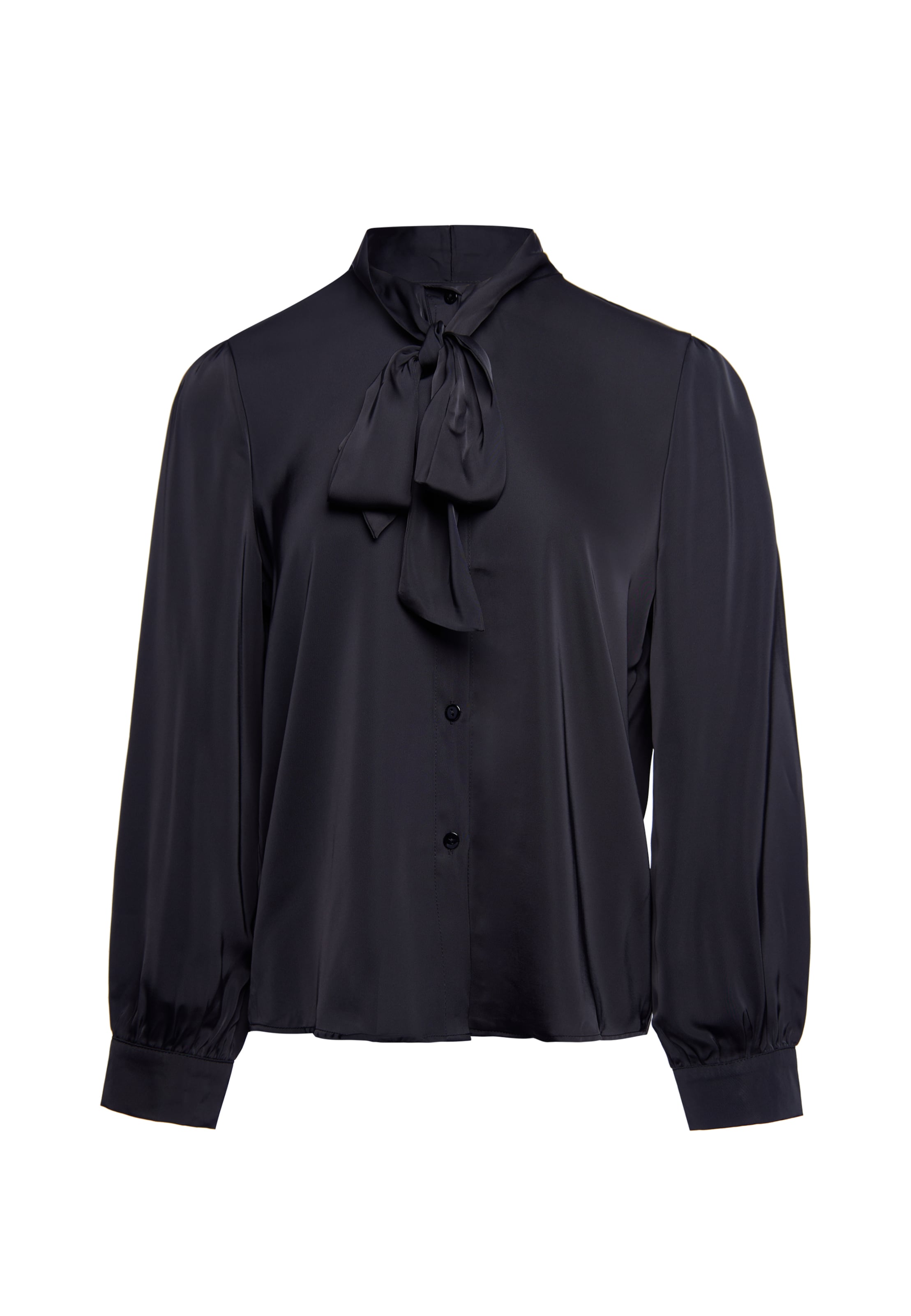 usha BLACK LABEL Blouse in Zwart: voorkant