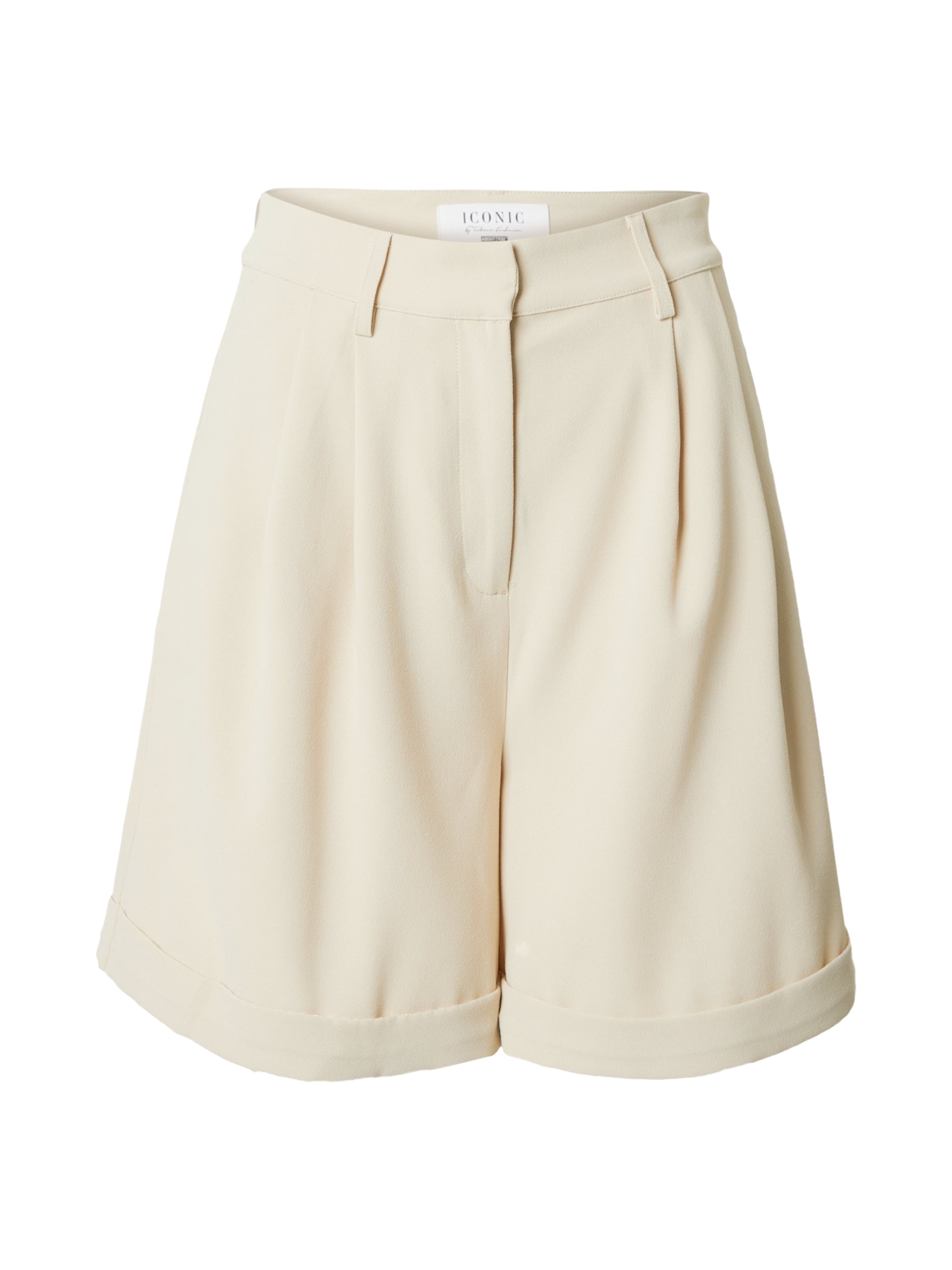 ABOUT YOU x Iconic by Tatiana Kucharova Брюки со складками в Бежевый: спереди